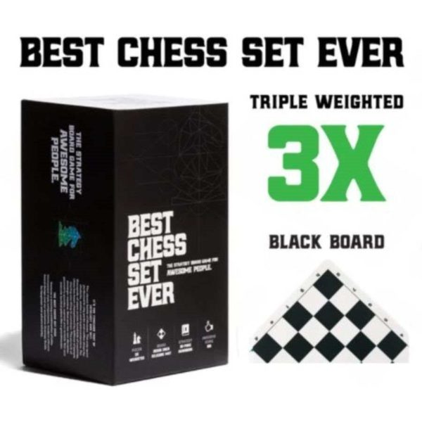 Best Chess Set Ever (Standard Black) Board Game Nexus
